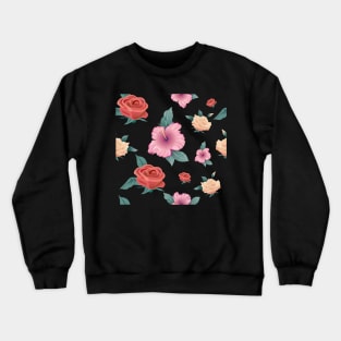 floral pattern , seamless floral pattern Crewneck Sweatshirt